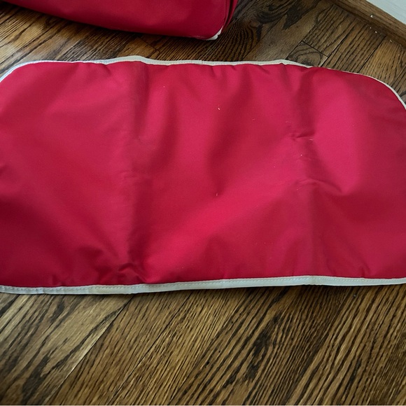 Brand new Ju-Ju-Be red diaper bag with clip on wallet and change pad - Picture 9 of 13